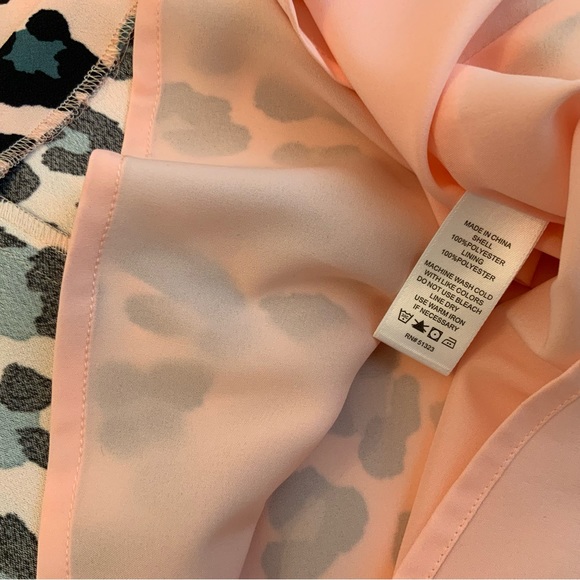 1. State Leopard Animal Print Mini Sleeveless Dress Size XS - Picture 11 of 12